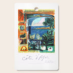 1962 Picasso COTE D'AZUR French Riviera Travel Poster Cutting Board Gallery Image 1