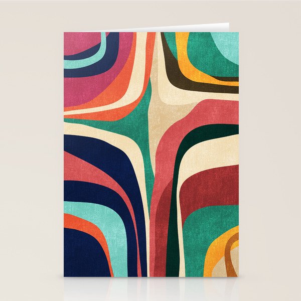 Impossible contour map Stationery Card Gallery Image 1