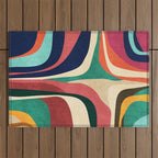 Impossible contour map Outdoor Rug Gallery Image 1