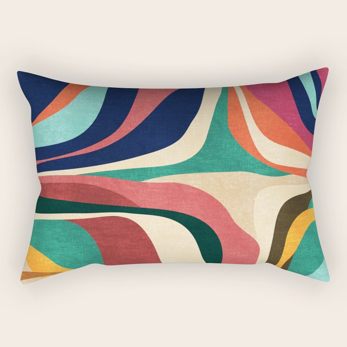Impossible contour map Rectangular Pillow Gallery Image 2