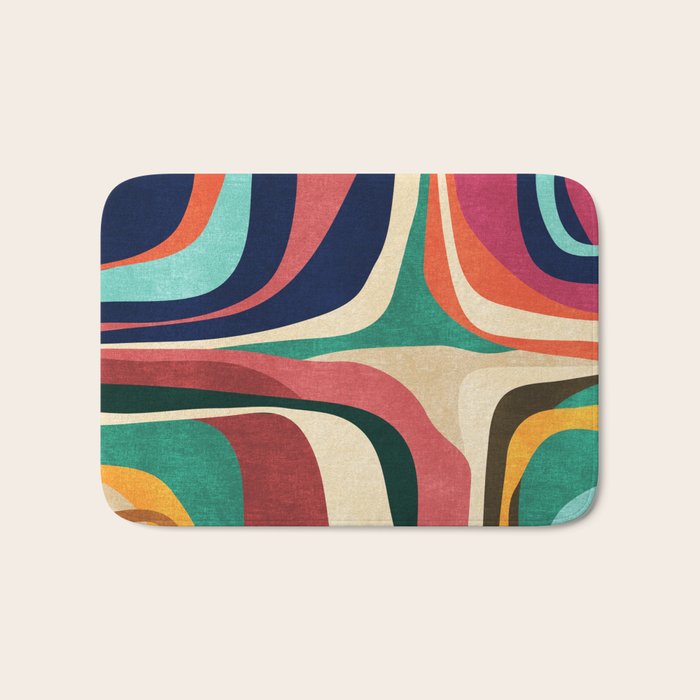 Impossible contour map Bath Mat Gallery Image 1