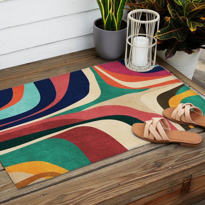 Impossible contour map Outdoor Rug Gallery Image 2
