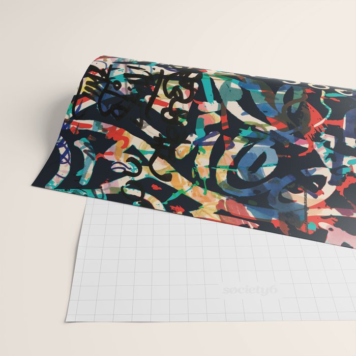 Graffiti Abstract Art Spray Paint Wrapping Paper Gallery Image 2