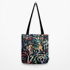 Graffiti Abstract Art Spray Paint Tote Bag Gallery Image 2