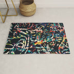 Graffiti Abstract Art Spray Paint Rug Gallery Image 1