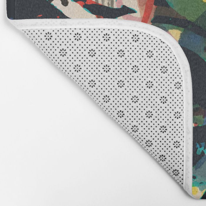 Graffiti Abstract Art Spray Paint Bath Mat Gallery Image 2