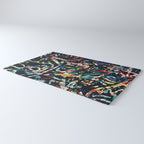 Graffiti Abstract Art Spray Paint Rug Gallery Image 3