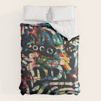 Graffiti Abstract Art Spray Paint Comforter Gallery Image 6