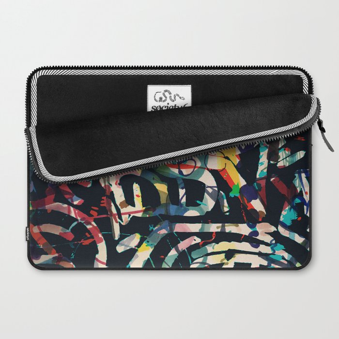 Graffiti Abstract Art Spray Paint Laptop Sleeve Gallery Image 2