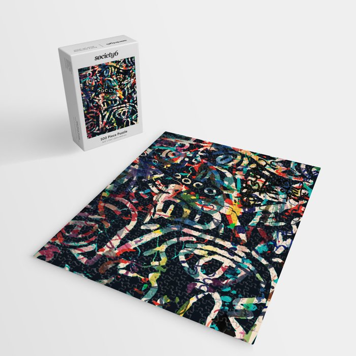 Graffiti Abstract Art Spray Paint Jigsaw Puzzle Gallery Image 2