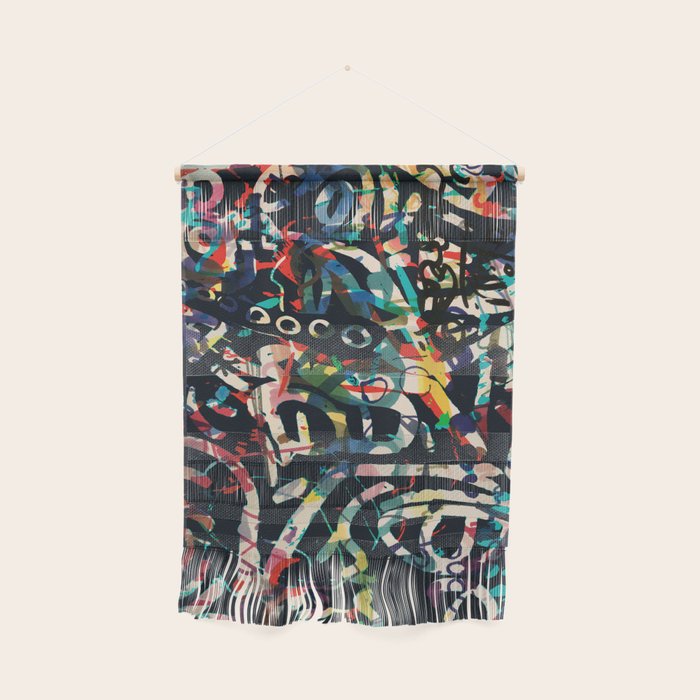 Graffiti Abstract Art Spray Paint Wall Hanging Gallery Image 1