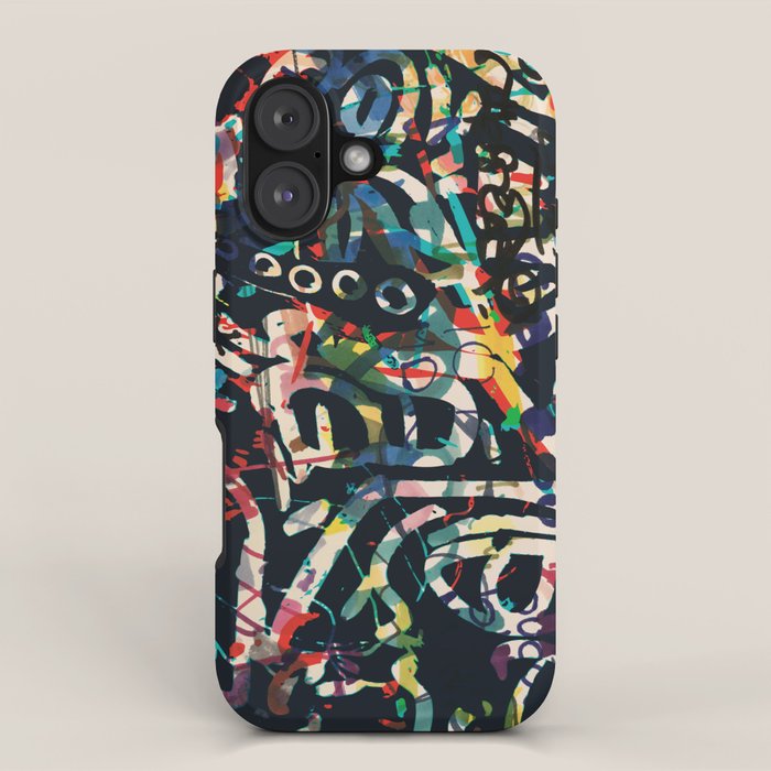 Graffiti Abstract Art Spray Paint iPhone Case Gallery Image 1