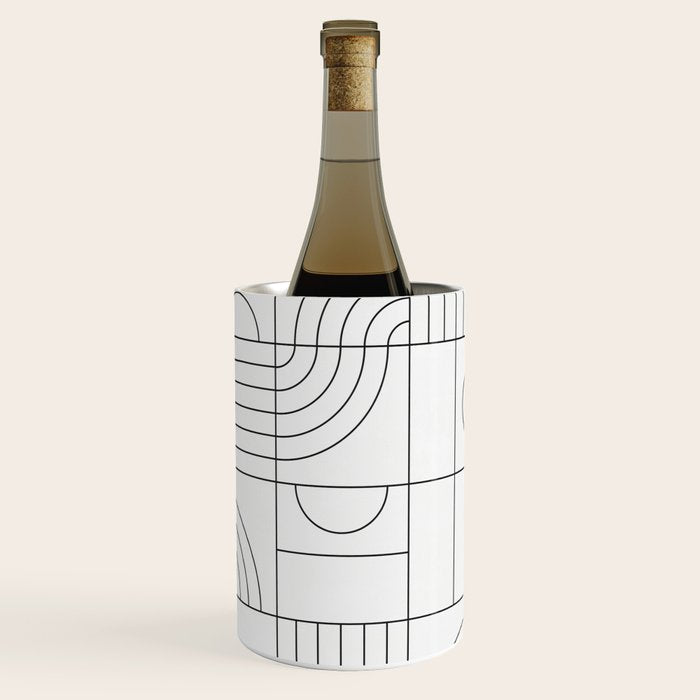 My Favorite Geometric Patterns No.19 - White Wine Chiller Gallery Image 2