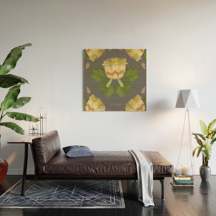 Tulip Tree Wood Wall Art Gallery Image 2