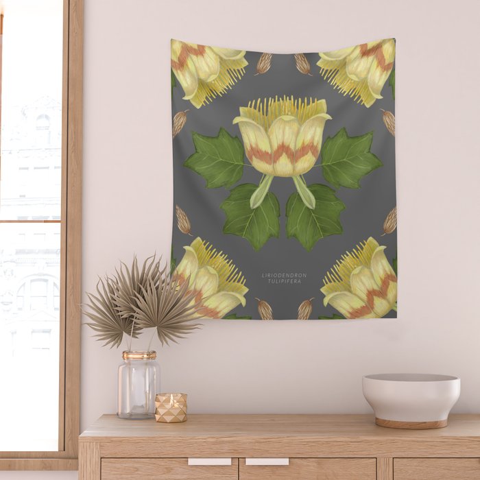 Tulip Tree Wall Tapestry Gallery Image 2