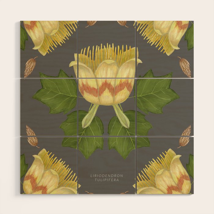 Tulip Tree Wood Wall Art Gallery Image 1
