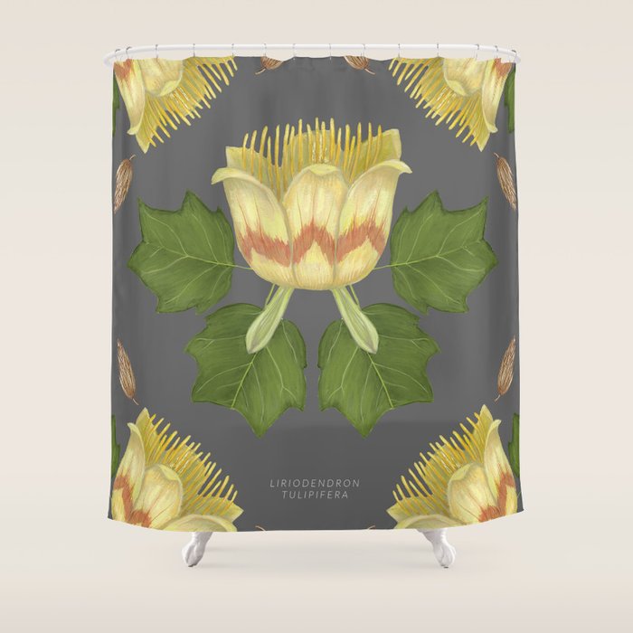 Tulip Tree Shower Curtain Gallery Image 1