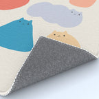 Cat Landscape 168 - Colourful Cats Rug Gallery Image 4