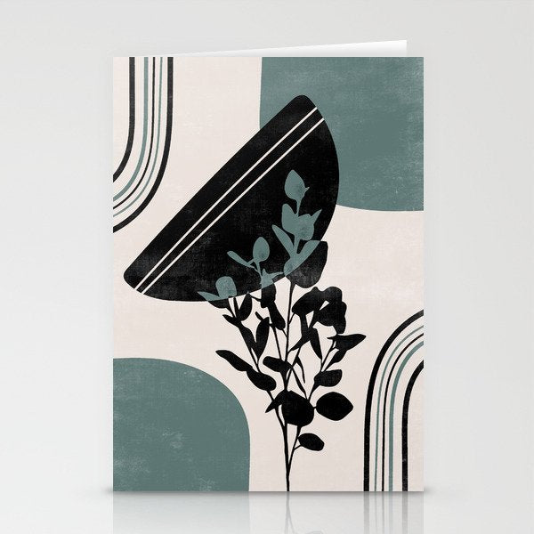Eucalyptus Boho Botanical Stationery Card Gallery Image 1