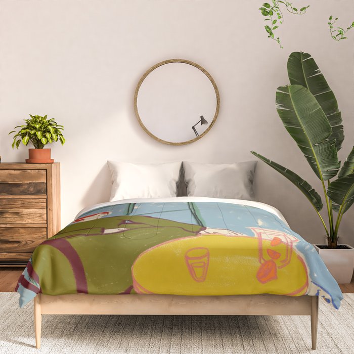 WOMAN UNDER A TREE Comforter Gallery Image 3