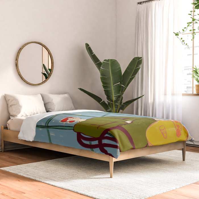 WOMAN UNDER A TREE Comforter Gallery Image 2