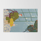 WOMAN UNDER A TREE Rug Gallery Image 2