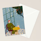 WOMAN UNDER A TREE Stationery Card Gallery Image 2