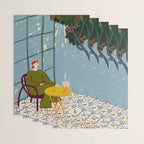 WOMAN UNDER A TREE Wrapping Paper Gallery Image 3