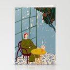 WOMAN UNDER A TREE Stationery Card Gallery Image 2