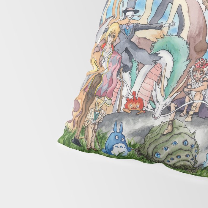 Miyazaki Tribute Pillow Sham Gallery Image 4
