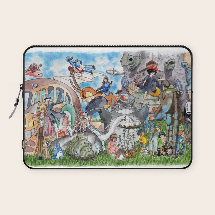 Miyazaki Tribute Laptop Sleeve Gallery Image 1
