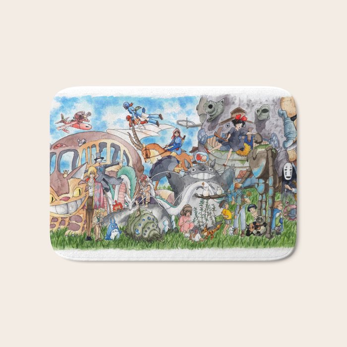 Miyazaki Tribute Bath Mat Gallery Image 1