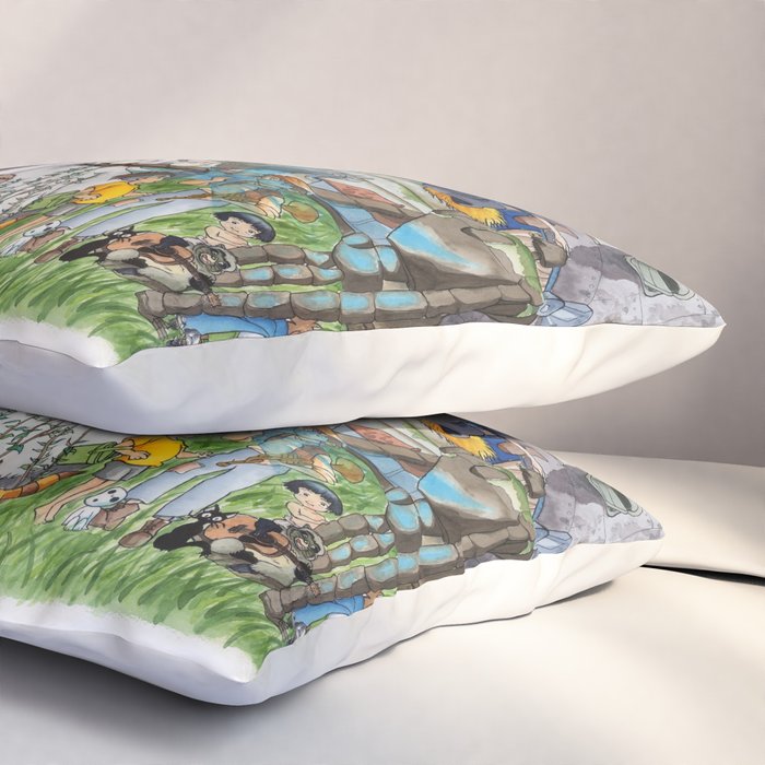 Miyazaki Tribute Pillow Sham Gallery Image 3