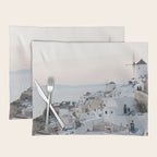Santorini Sunset Bliss #1 #wall #art #society6 Placemat Gallery Image 1