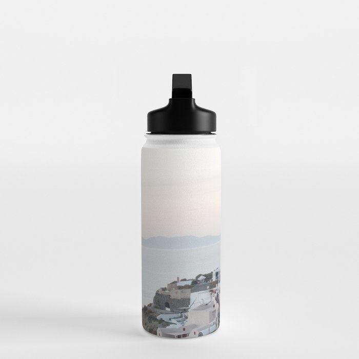 Santorini Sunset Bliss #1 #wall #art #society6 Water Bottle Gallery Image 3