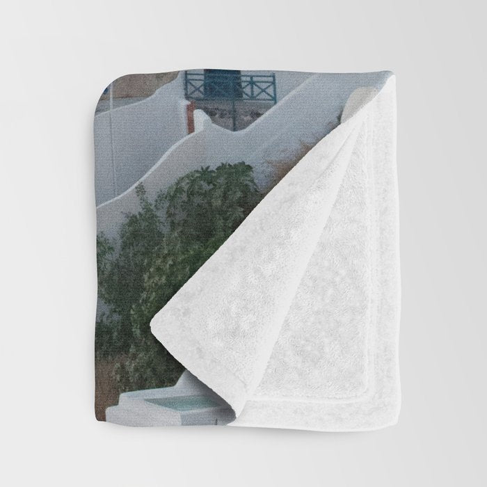 Santorini Sunset Bliss #1 #wall #art #society6 Throw Blanket Gallery Image 3