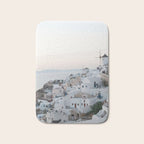 Santorini Sunset Bliss #1 #wall #art #society6 Bath Mat Gallery Image 1