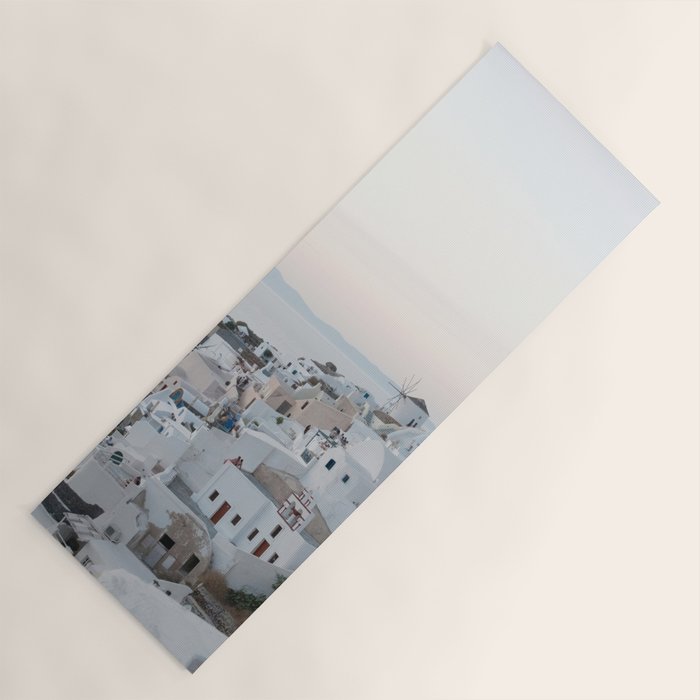 Santorini Sunset Bliss #1 #wall #art #society6 Yoga Mat Gallery Image 1