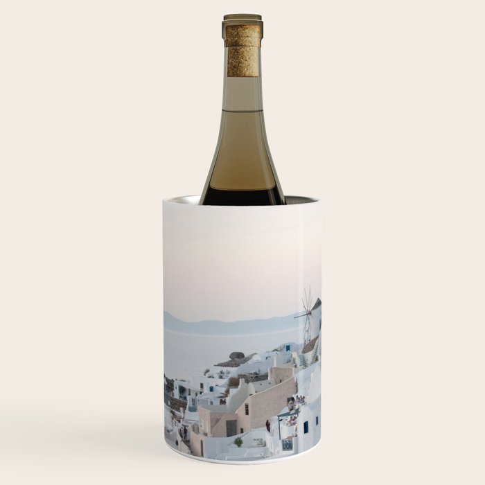 Santorini Sunset Bliss #1 #wall #art #society6 Wine Chiller Gallery Image 1