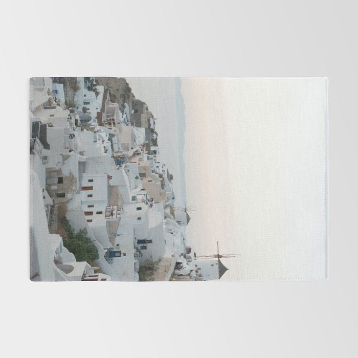 Santorini Sunset Bliss #1 #wall #art #society6 Rug Gallery Image 2