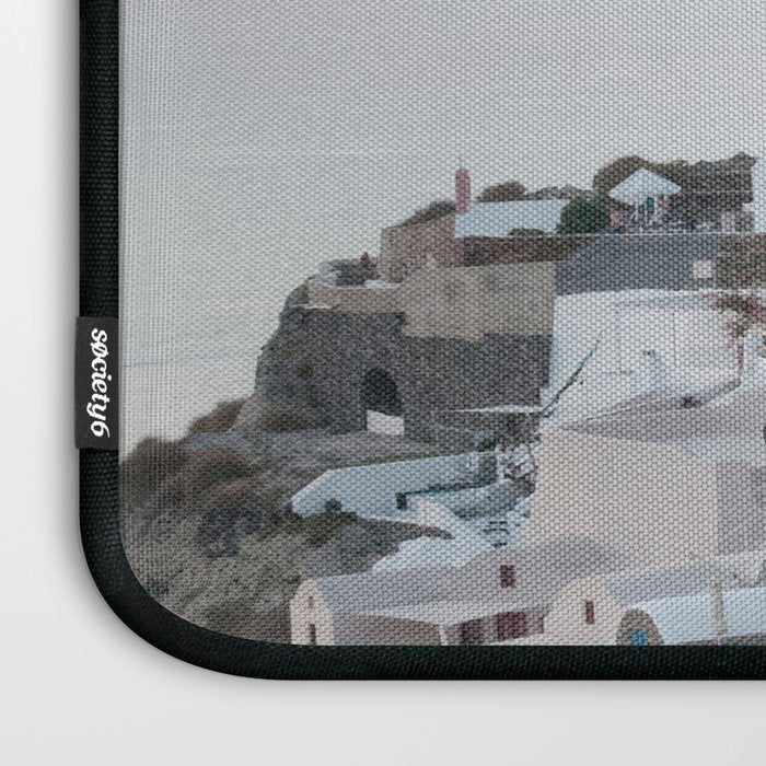 Santorini Sunset Bliss #1 #wall #art #society6 Laptop Sleeve Gallery Image 3