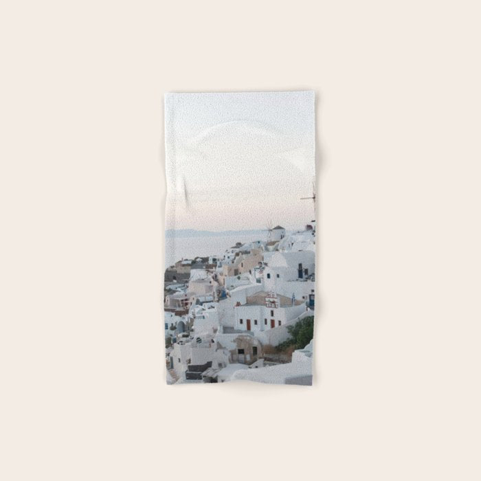 Santorini Sunset Bliss #1 #wall #art #society6 Bath Towel Gallery Image 1