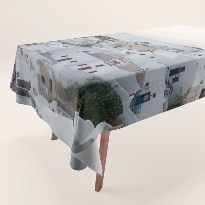 Santorini Sunset Bliss #1 #wall #art #society6 Tablecloth Gallery Image 1