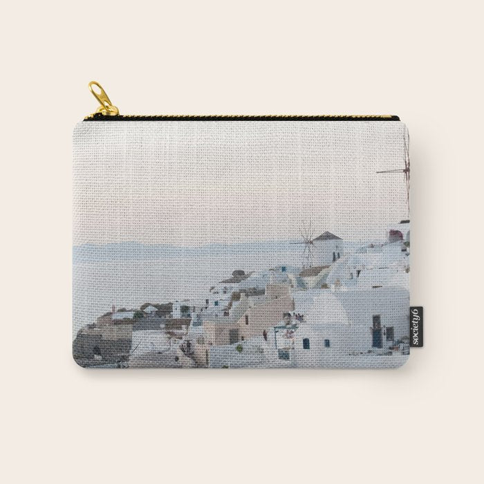 Santorini Sunset Bliss #1 #wall #art #society6 Carry All Pouch Gallery Image 1