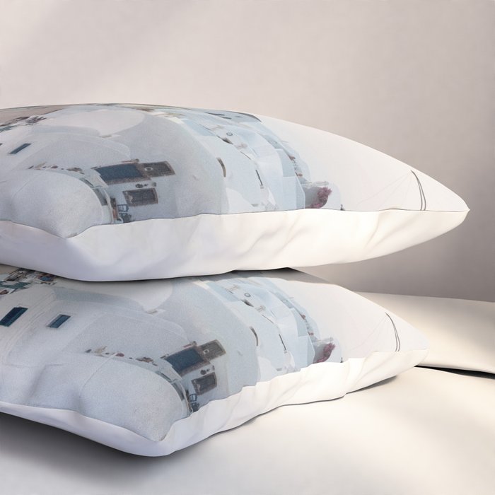 Santorini Sunset Bliss #1 #wall #art #society6 Pillow Sham Gallery Image 3