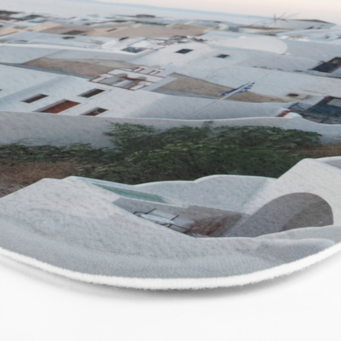 Santorini Sunset Bliss #1 #wall #art #society6 Bath Mat Gallery Image 3