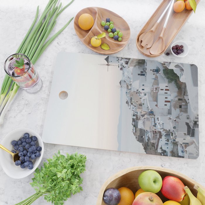 Santorini Sunset Bliss #1 #wall #art #society6 Cutting Board Gallery Image 2