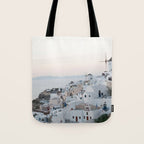 Santorini Sunset Bliss #1 #wall #art #society6 Tote Bag Gallery Image 1