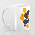 Orange & Black Inkblot Rorschach Diagram Coffee Mug Gallery Image 3