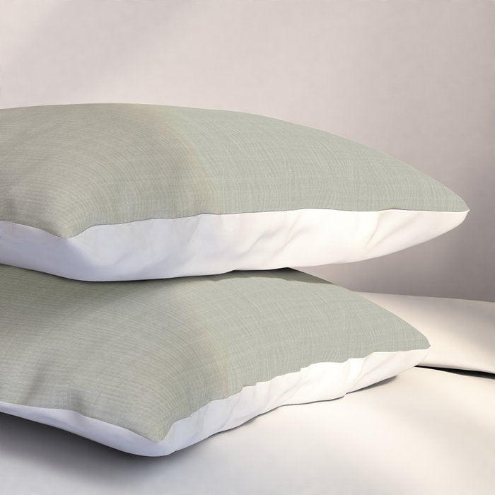 Sage linen Pillow Sham Gallery Image 3